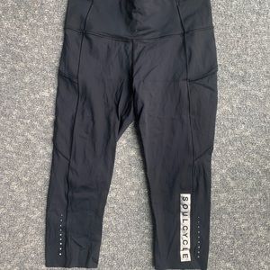 SoulCyclexLululemon Fast and Free Crop 19”